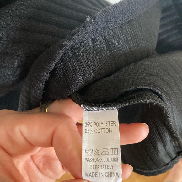 Hengsheng Jeans Ribbed Overall Dress - Picture 8 of 8